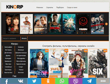 Tablet Screenshot of kinorip.net